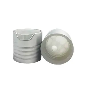 RUIPACK Matte silver disc cap outer thread aluminum shell disc cap 24 410