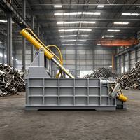 Presse à balles hydraulique pour métaux ferreux, machine de compactage industrielle pour le recyclage de l'acier, du fer, de l'aluminium et du cuivre