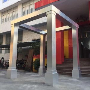 Lusso trasparente <span class=keywords><strong>in</strong></span> acrilico Lucite <span class=keywords><strong>Plexiglass</strong></span> baldacchino Mandap Wedding Chuppah - Product Image 5