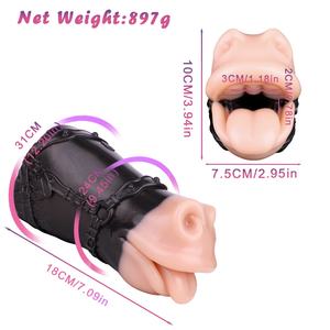 Tienda Online Envío de la gota Consolador de diseño de caballo erótico para hombres Característica de animal de fantasía para material suave de masturbación - Product Image 2