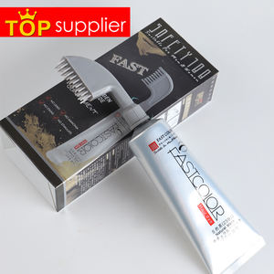 Kit de Coloración Permanente para Bigote Masculino, Crema Herbal FastColor Premium, con Peine Aplicador, Fácil de Usar, Cubre las Canas - Product Image 1