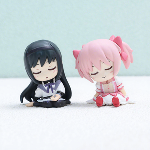 Venta al por mayor, 4 piezas/set, figuras de anime de PVC de Kaname Madoka, Homura <span class=keywords><strong>Akemi</strong></span>, Mami, Tomoe y Kyubey, modelo de juguete para máquina de grúas, adorno de escritorio, regalo - Product Image 1