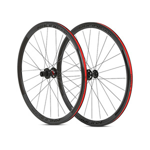 Jeu de roues de route RETROSPEC 700C, frein à disque, axe traversant, alliage d'aluminium, 32H, haute résistance - Product Image 4