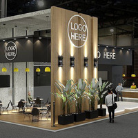 Stand de Exhibición Modular Personalizado MEGA Moderno para Eventos y Ferias Comerciales