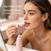 Flacon vide pour gloss à lèvres, emballage cosmétique OEM ODM, tube pour la production de gloss à lèvres
