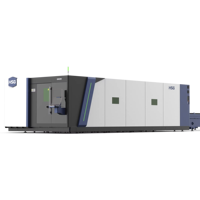 Machine de découpe laser à fibre entièrement fermée haute puissance 4020 60000W 200m/min rapide avec contrôle Cypcut pour la découpe de tôles métalliques