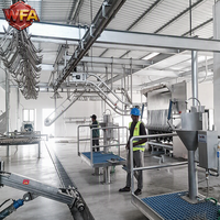 Matériel d'abattage porcin industriel, équipement d'abattage de porcs, machine d'abattoir de porcs, capacité de 200 têtes par jour, ensemble commercial