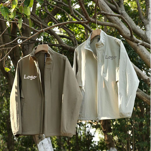 Veste d'été légère et respirante unisexe personnalisée, <span class=keywords><strong>protection</strong></span> <span class=keywords><strong>solaire</strong></span> UV, séchage rapide, veste d'extérieur, veste pour homme, Chaqueta De Proteccion Solar UV - Product Image 4