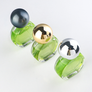 Luxury Flat Round <strong>Perfume</strong> Glass <strong>Bottle</strong> with Ball Cap 20ml Compact Glass <strong>Spray</strong> <strong>Perfume</strong> Container <strong>Perfume</strong> <strong>Bottle</strong> Packaging - Product Image 5
