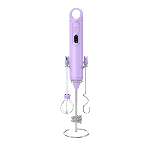 Mousseur à lait multifonctionnel et machine à café avec 3 têtes amovibles et modes de vitesse - Product Image 1