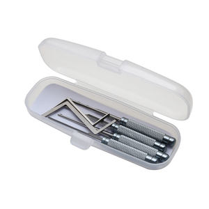 <span class=keywords><strong>Goso</strong></span> 6 pièces/ensemble Kaba argenté fossette Pick pour Lockpick Toolset avec poignée ronde serrurier fournitures outils matériels - Product Image 3