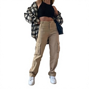 Pantalones Cargo para Mujer, Nuevos Modelos 2026, Pantalones Casuales con 6 Bolsillos, Venta al Por Mayor - Product Image 4