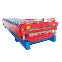 Machine de tôlage automatique à double couche en acier pour toitures métalliques à prix abordable