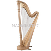 Harpe à pédales PRO Bow Brand en nylon/cordes/fils, 47 cordes, ensemble complet G0-C7, chariot extensible pour harpe de concert