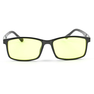 Lunettes de vue unisexes à monture intégrale avec verres jaunes, protection UV400, anti-lumière bleue pour jeux sur ordinateur - Product Image 2