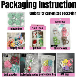 จุกปิดหลอดซิลิโคน 3 มิติ ขนาด 10 มม. สำหรับแก้วสแตนลีย์ - ดีไซน์แบบกำหนดเอง ประดับด้วยคริสตัลและเพชร - Product Image 3