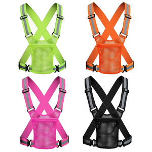 Áo ba lô chạy bộ thể thao có logo thương hiệu tùy chỉnh, nhẹ, thoáng khí, lưới phản quang, có ngăn đựng bình nước - Product Image 5