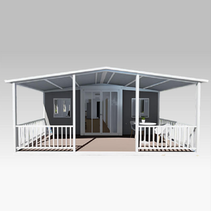 Pré-fabricada Residencial 20 Pés Dobrável 2 quartos Luxuoso Portátil Móvel Modular Pré-fabricada Expansível Container Casa - Product Image 1