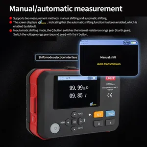 UNI-T UT677A+ Ohmímetro Portátil, Probador de Resistencia Interna de Batería, 0-70V, Alta Precisión 1%, IP55, 1 Año de Garantía, 10W - Product Image 4