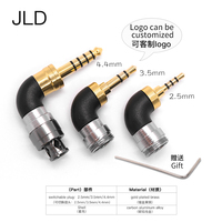 Adaptateur casque stéréo Jack audio JLD de marque HAKUGEI, neuf, avec prises 2.5/3.5/4.4, sortie AC, protection contre les courts-circuits, connecteurs dorés