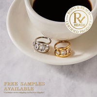 Bague en or 18 carats, Bague de mode, Bague en or 14 carats, Bague de fiançailles en acier inoxydable doré pour homme, Montre NFC pour femme, Bague Oura personnalisée pour femme