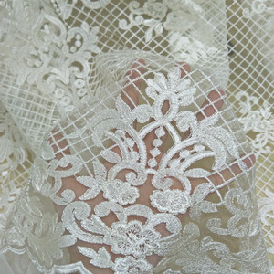 2024 africano paillettes Tulle pizzo Guipure tessuto Saree con pietra pesante <span class=keywords><strong>lavoro</strong></span> per matrimonio nigeriano - Product Image 2
