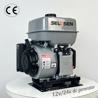 Generador de Gas de Doble Combustible (GLP/Gasolina) de 12V, 24V para Camiones, Autobuses y Aire Acondicionado, Fabricado en China