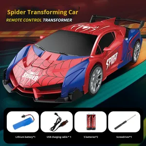 Trasformare <span class=keywords><strong>auto</strong></span> Rc 2.4Ghz telecomando <span class=keywords><strong>auto</strong></span> 1:18 scala Robot deformazione un pulsante 360 ° rotazione <span class=keywords><strong>auto</strong></span> giocattolo regali per i ragazzi - Product Image 6