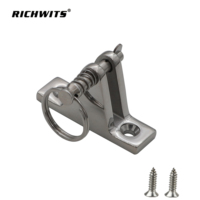 Charnière de bimini pour yacht en acier inoxydable 304 316 avec goupille à ressort à dégagement rapide, accessoire de quincaillerie marine