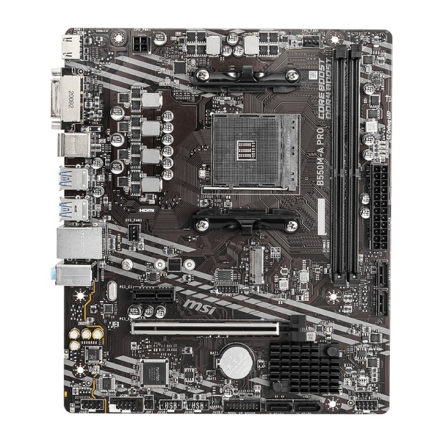 Cheap Hot Sell New B550M-A PRO AMD AM4 Socket Double Channel DDR5 256GB SATA MATX Desktop Motherboard Gen3 PCI-E 9200Mt/s