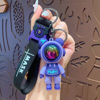 Cool foudre ours porte-clés PVC alliage de caoutchouc petit sac à dos à la mode pendentif pour les amoureux grande vente en gros cadeau voiture porte-clés