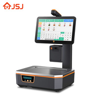 POSHJI PSJ2500 balance de cuisine numérique électrique 15.6 "écran tactile Construction en métal multi-usage pour le pesage de camion de carrosserie de bijoux