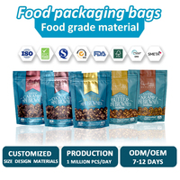 Pochette refermable à impression personnalisée avec fermeture à glissière 3.5g Sac en mylar zip-lock holographique anti-odeur pour biscuits comestibles