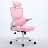 Meilleure vente Anji 3D rabattable accoudoir chaise pivotante maille ergonomique soutien lombaire séparé Design moderne noir Style exécutif