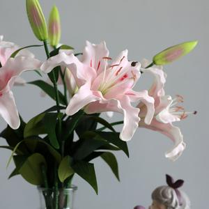 Fiore di Giglio in PU di Alta Qualità, Simulazione Realistica per Centrotavola Matrimoniale e Occasioni Natalizie - Product Image 3