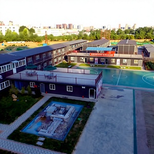 <span class=keywords><strong>Hôtel</strong></span> d'hébergement préfabriqué modulaire <span class=keywords><strong>à</strong></span> 2 étages, écologique, résistant au feu, en conteneurs, pour le personnel - Suzhou Stars Modern - Product Image 1