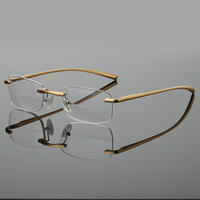 EUGENIA – lunettes de lecture pour hommes, en résine blanche, Double monture légère en aluminium et magnésium, sans cadre, 2022