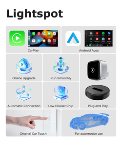 V16 New Wholesale Wireless CarPlay Android Auto <b>Adapter</b> 2 in 1 Wireless CarPlay <b>Adapter</b> Apple Upgraded <b>Plug</b> & Play CarPlay - Product Image 4