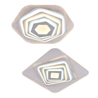 Vente en gros plafonnier LED moderne éclairage CCT plafonnier avec télécommande au design carré réglable pour chambre balcon chambre
