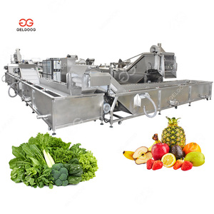 Lavage de fruits surgelés Tri Emballage Machines de traitement Laveuse Ligne de nettoyage et de séchage de fruits et légumes - Product Image 1