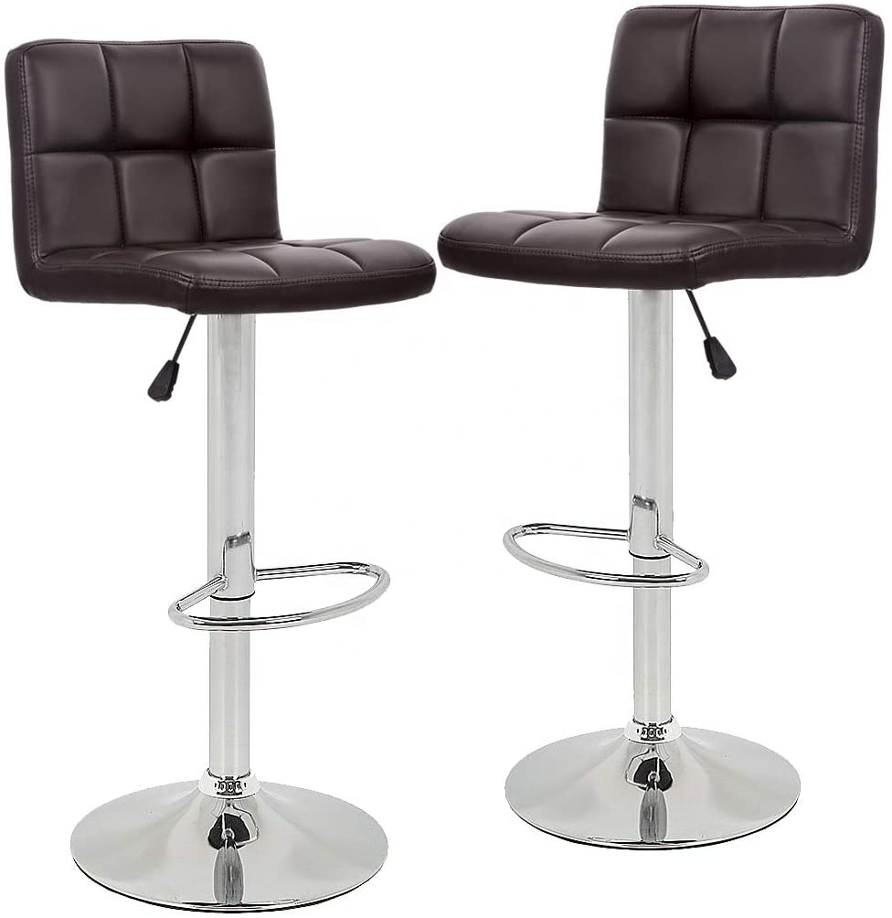 Удобный высокий поворотный стул из искусственной кожи для кухни, активная мебель для дома, барные стулья, продажа