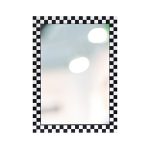 Tùy Chỉnh Nâu & Màu Đen Và Trắng Khảm Gỗ Trang Trí Khung Gương Tái Sử Dụng MDF Phòng Ngủ Tường Gương - Product Image 4