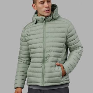 Veste matelassée en nylon pour homme, en duvet de canard, pour l'hiver, en tissu canvas, veste matelassée pour homme - Product Image 3