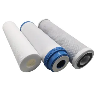 Replacement Filters for Three Stage Countertop Drinking Water Filtration System 5 Micron Sediment, Granular & Block Activated Ca