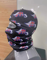 Cagoule de moto intégrale à motif crâne personnalisé, à un trou, pour le sport et la pêche, en tissu standard, unisexe adulte