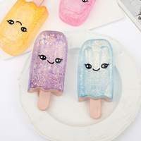 Nuevo Juguete Sensorial Antiestrés de Maltosa con Polvo Dorado, Serie Popsicle, de Rebote Lento y Realista, de Venta Caliente Transfronteriza