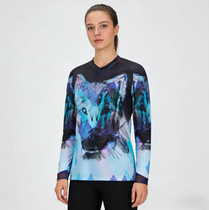 Jersey de Competición MTB, Serie de Protección Solar para Ciclismo, Estilo Sunny, Tops de Entrenamiento Todoterreno, Ropa Deportiva, Uso Diario, Se Aceptan Personalizaciones - Product Image 5