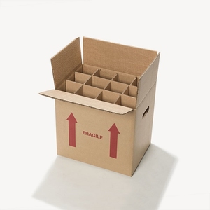 Scatole in Cartone Ondulato Riciclabile all'Ingrosso dalla Cina con Laminazione Opaca e Goffratura per Spedizione e Imballaggio di Vino, <span class=keywords><strong>Vodka</strong></span> e Bevande - Product Image 5