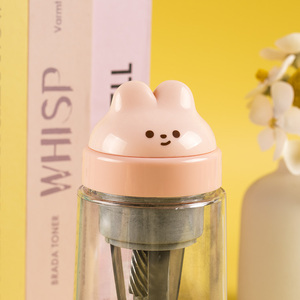 Sacapuntas Eléctrico con Diseño de Conejito Rosa para Niños, Carga USB, Parada Automática, <span class=keywords><strong>Tres</strong></span> Niveles de Afilado - Product Image 5