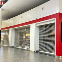 Porte enroulable Bolang, panneau transparent givré coloré, fabricant sur mesure, porte enroulable automatique, porte à enroulement en cristal
